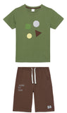 Kid Boys Graphic Green T-Shirt
