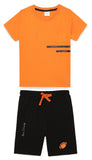 Baby Boys Graphic Orange T-Shirt