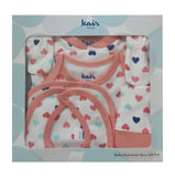 Baby Essentials Girls Gift Box Set(5pcs Pack)